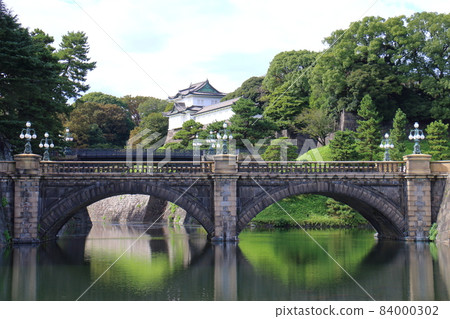 皇居二重橋正門正門石橋正門鐵橋伏見砲塔東京都千代田區千代田皇宮內 皇居二重橋正門正門石橋正門鐵橋伏見砲塔東京都千代田區千代田皇宮內 84000302