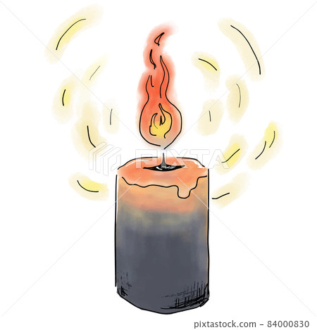 Illustration of a candle Illustration of a candle 84000830