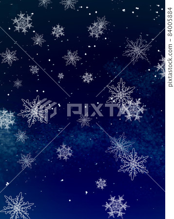 Snowflake_Real Touch_Vertical - Stock Illustration [84005884] - PIXTA