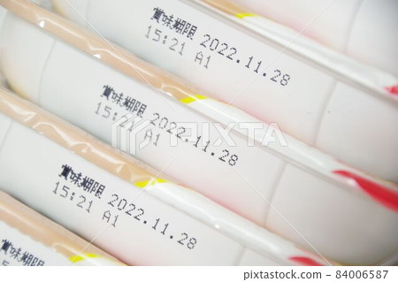 食品保質期顯示 蒸煮包大米 84006587