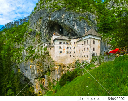 Postojna, Slovenia - View of the Predjama Castle Postojna, Slovenia - View of the Predjama Castle 84006602