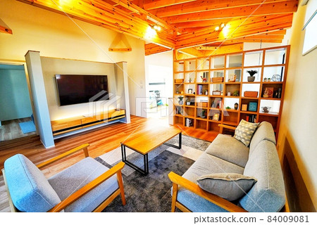 Large living room in a new home Large living room in a new home 84009081