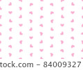 Heart seamless dot background illustration 1 84009327
