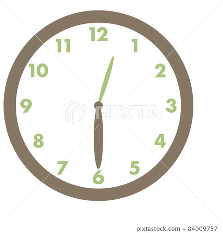 Clock 12:30 84009757