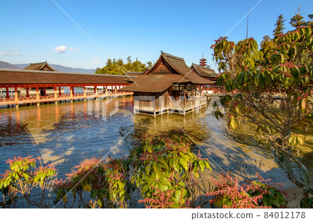 Itsukushima Shinto Shrine on the Itsukushima, Miyajima island in Japan 84012178