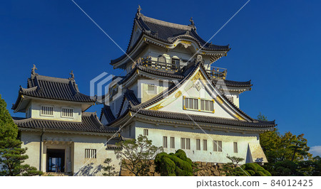 Kishiwada castle (Chikiri Castle) in Kishiwada city, Osaka Prefecture, Japan 84012425