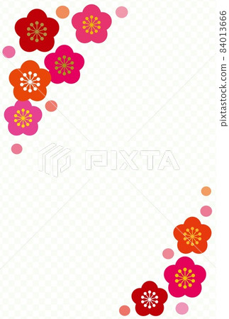 Plum frame checkered pattern Plum frame checkered pattern 84013666