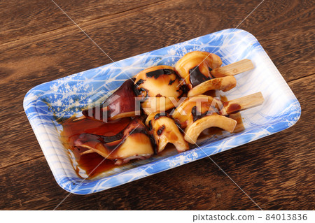 Squid skewer Hamayaki style 84013836