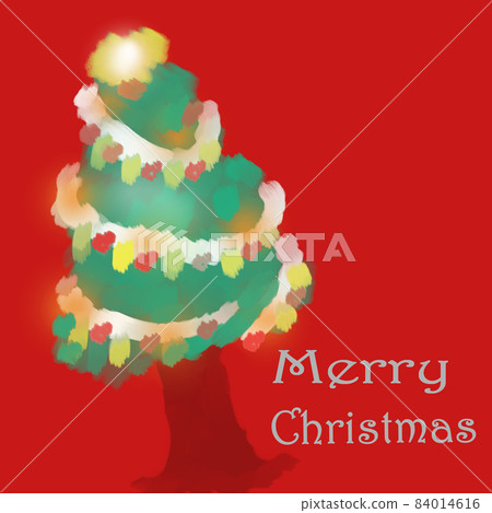 Christmas tree illustration 84014616