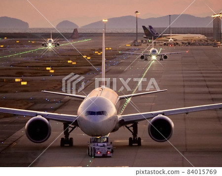 關西機場/跑道/夜景2 84015769