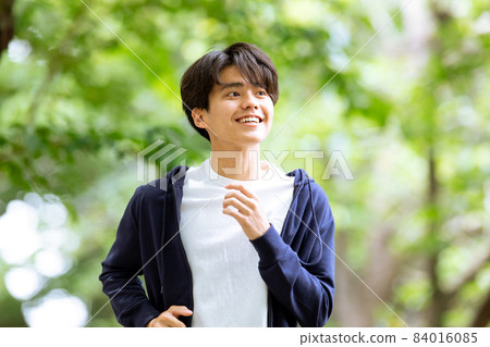 Running jogging walking men 84016085