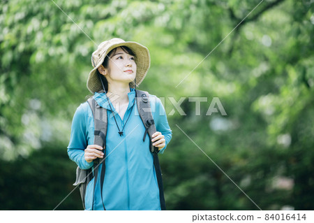 女性徒步/登山 84016414