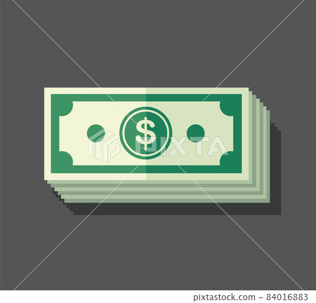 dollar banknotes. paper money. vector illustration 84016883