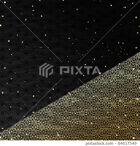 麻葉圖案日式背景素材 麻葉圖案日式背景素材 84017549