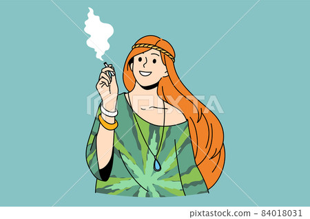 Living as hippie and free lifestyle concept 84018031