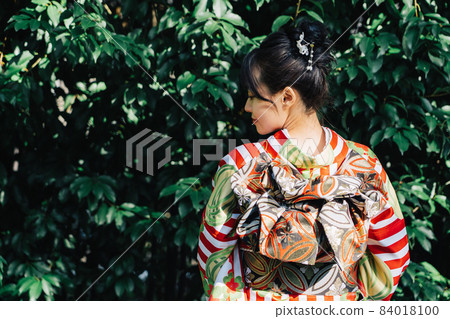 Kimono (furisode) woman 84018100