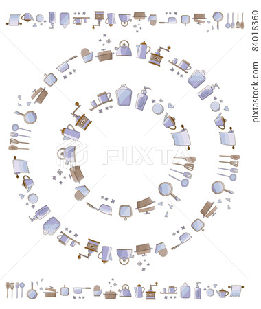 Kitchenware line set blue 84018360