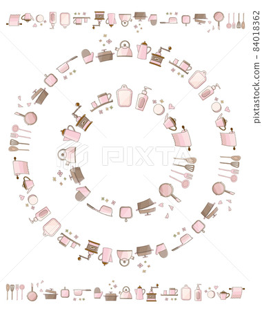 Kitchenware line set pink 84018362