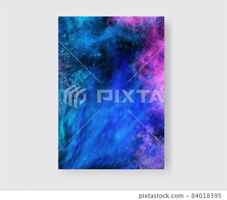 Space Abstract Galaxy art Banner. Vector design. Space Abstract Galaxy art Banner. Vector design. 84018395