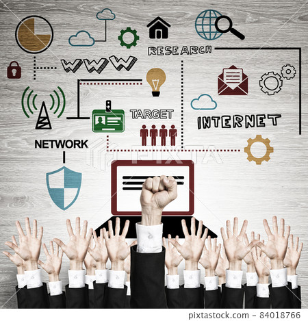 Business and teamwork concept Business and teamwork concept 84018766