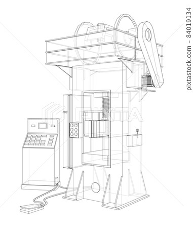 Friction screw press concept outline 84019134