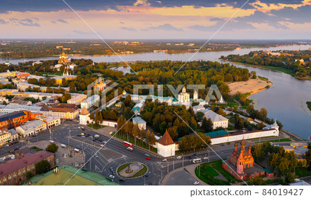 Aerial view of Yaroslavl, Russia 84019427
