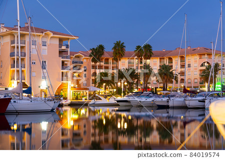 Twilight in Frejus, South of France Twilight in Frejus, South of France 84019574