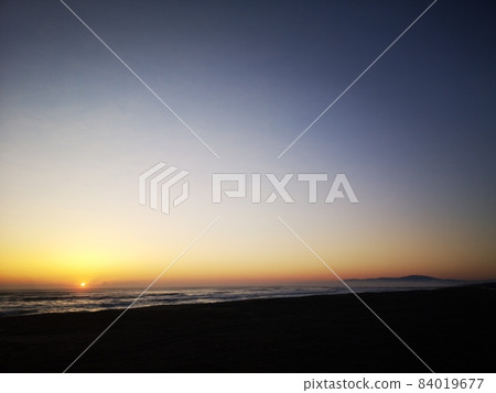 Sunrise seen from Misawa city Sunrise seen from Misawa city 84019677