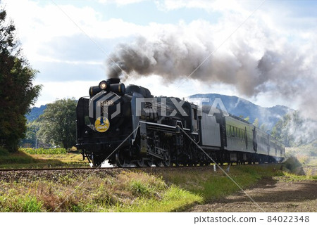 SL Yamaguchi JR Yamaguchi Line shooting spot Oyamaji railroad crossing 84022348