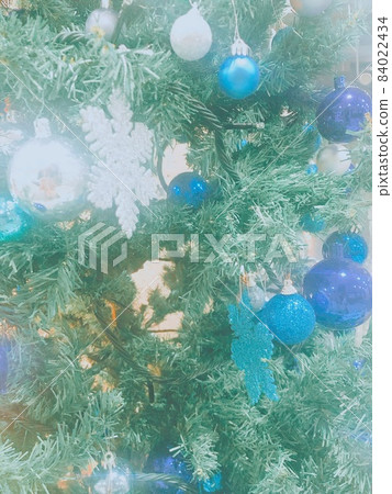 Blue Christmas tree Blue Christmas tree 84022434