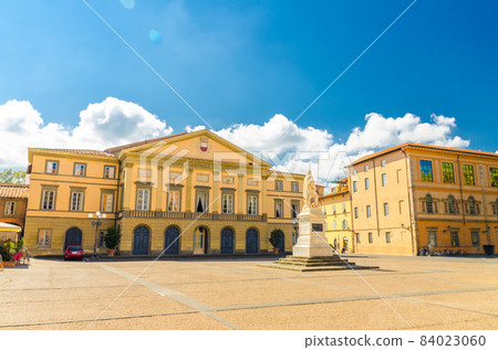 Teatro del Giglio theatre building and monument on Piazza del Giglio square in historical centre of medieval town Lucca Teatro del Giglio theatre building and monument on Piazza del Giglio square in historical centre of medieval town Lucca 84023060