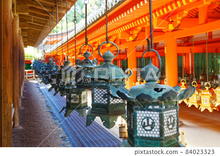 春日大社御手洗川和燈籠 春日大社御手洗川和燈籠 84023323