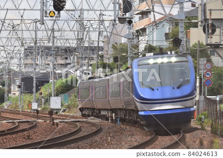 複線 東海道本線 名勝 宿川彎道 高速特急 Super Hakuto 84024613