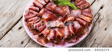 Sliced basturma or jerky 84026374