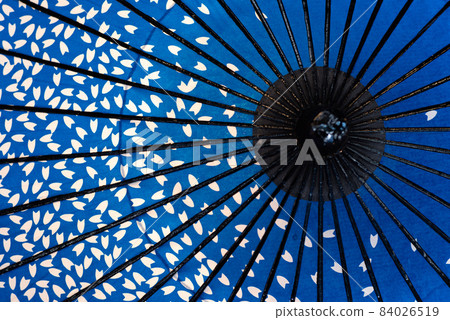 Blue Japanese Umbrellas Blue Japanese Umbrellas 84026519