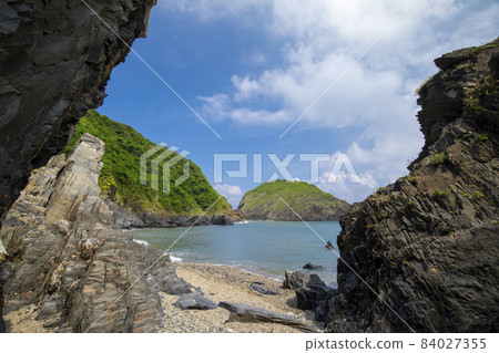 大自然，岩石，碧海藍天，海灣，自然、岩、青い海と青い空、湾、Rocks, bays, 84027355