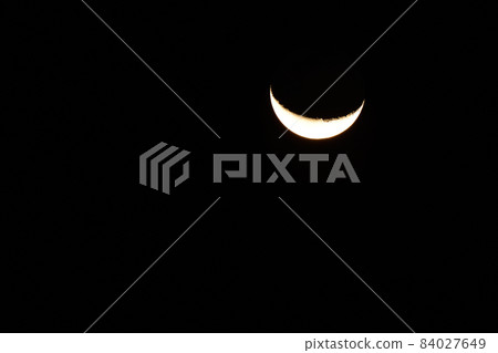 Hakushu-cho, Hokuto City, 26.7-year-old moon, midnight moon Hakushu-cho, Hokuto City, 26.7-year-old moon, midnight moon 84027649