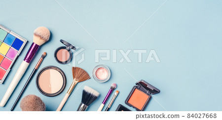 A set of different cosmetics for make-up. 84027668