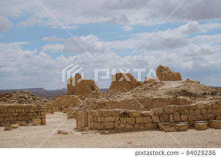 ruins of an ancient Nabatean city in the northern Negev ruins of an ancient Nabatean city in the northern Negev 84028286