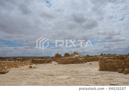 ruins of an ancient Nabatean city in the northern Negev ruins of an ancient Nabatean city in the northern Negev 84028287