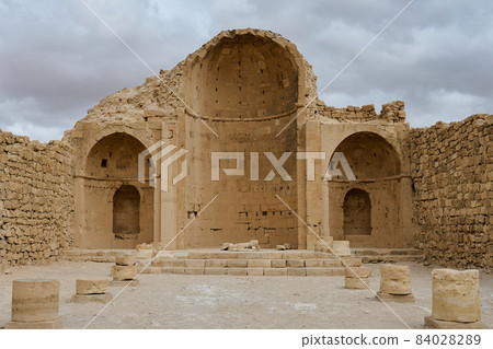 ruins of an ancient Nabatean city in the northern Negev ruins of an ancient Nabatean city in the northern Negev 84028289