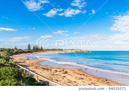 Picturesque Port Elliot beach, South Australia Picturesque Port Elliot beach, South Australia 84029371