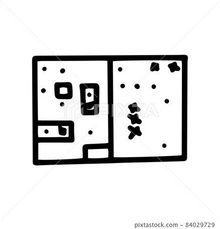 sea battle game line vector doodle simple icon sea battle game line vector doodle simple icon 84029729