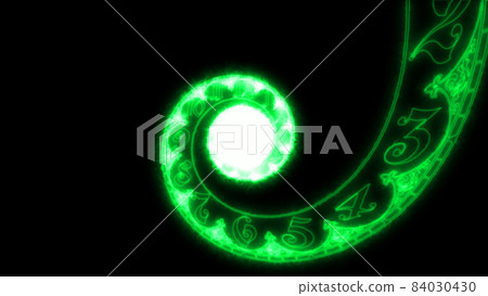 The classic spiral with ghost effect dial is endless. 3D rendering 84030430