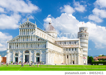 Pisa Cathedral Duomo Cattedrale and Leaning Tower Torre on Piazza del Miracoli square Pisa Cathedral Duomo Cattedrale and Leaning Tower Torre on Piazza del Miracoli square 84032411