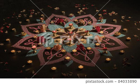 diwali festival lights tradition. High quality beautiful photo concept 84033890