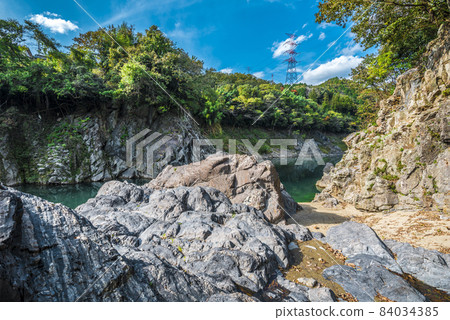 《Gifu Prefecture》 Hichiso Town Hida River Hida Gorge 《Gifu Prefecture》 Hichiso Town Hida River Hida Gorge 84034385