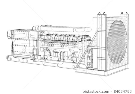 Large industrial diesel generator Large industrial diesel generator 84034793