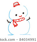 一個帶消聲器的微笑雪人 84034991