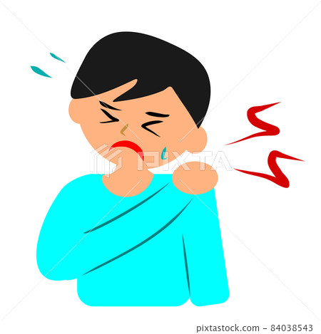 一個肩膀嚴重僵硬的男人 一個肩膀嚴重僵硬的男人 84038543